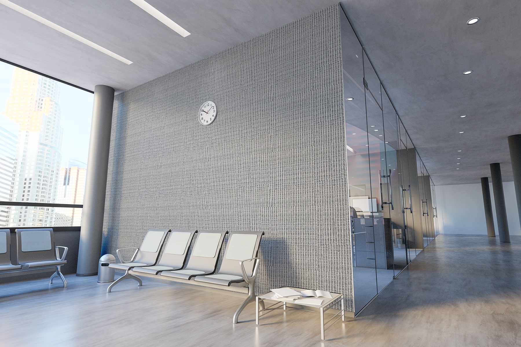 Office wallpaper in your commercial interior design