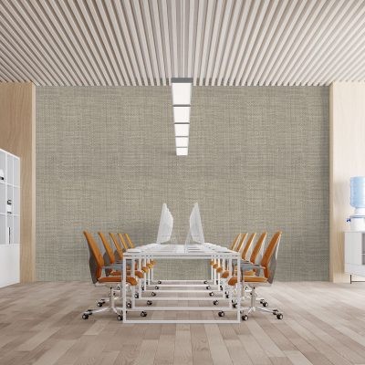 Taupe Weave Wallcovering